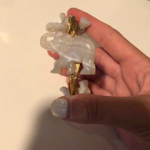 Bourbon and Bowties Elephant Bangle